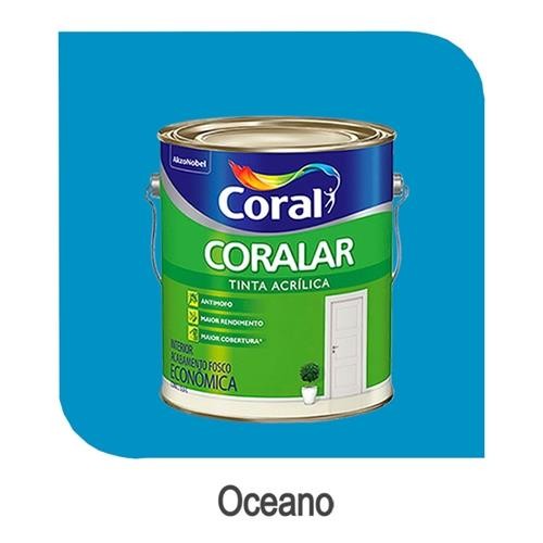 CORALAR OCEANO ACRILICO FOSCO CO2 - GALAO 3,6L