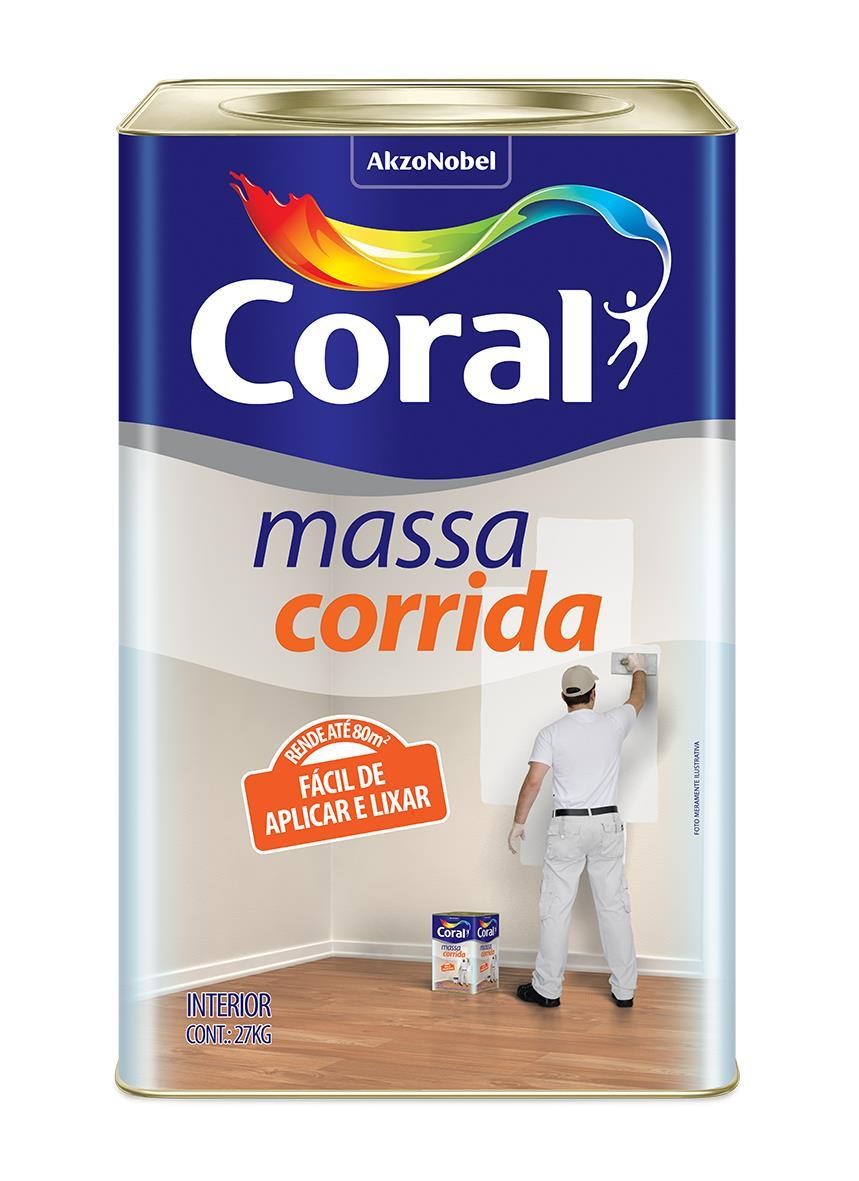 MASSA CORRIDA CORAL - LATA