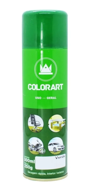 SPRAY VERDE USO GERAL COLORART - 300ML