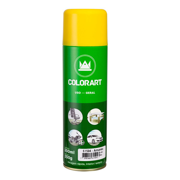 SPRAY AMARELO USO GERAL - COLORART - 300ML