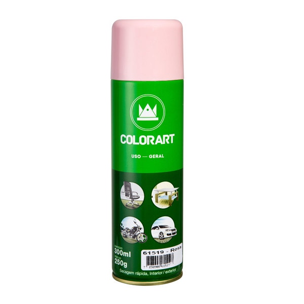 SPRAY ROSA USO GERAL COLORART - 300ML