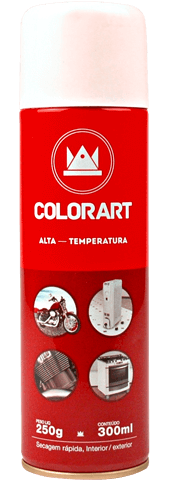 SPRAY BRANCO ALTA TEMPERATURA COLOART - 300ML