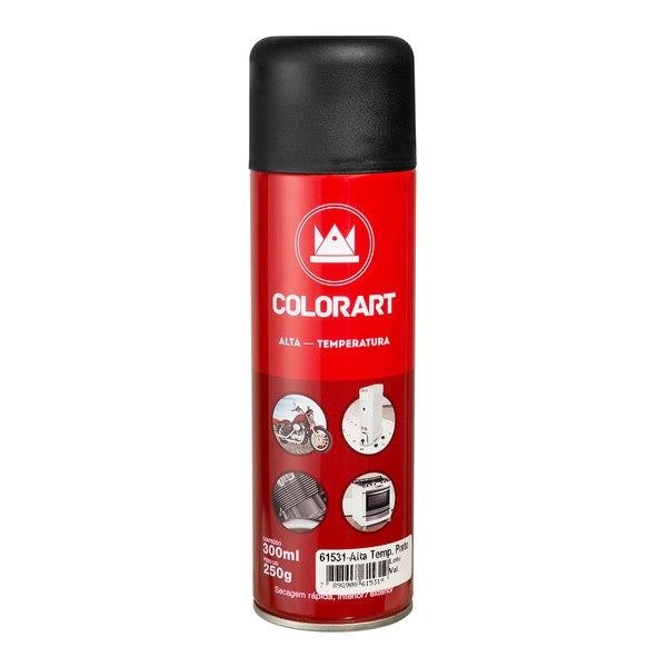 SPRAY PRETO ALTA TEMPERATURA COLOART - 300ML