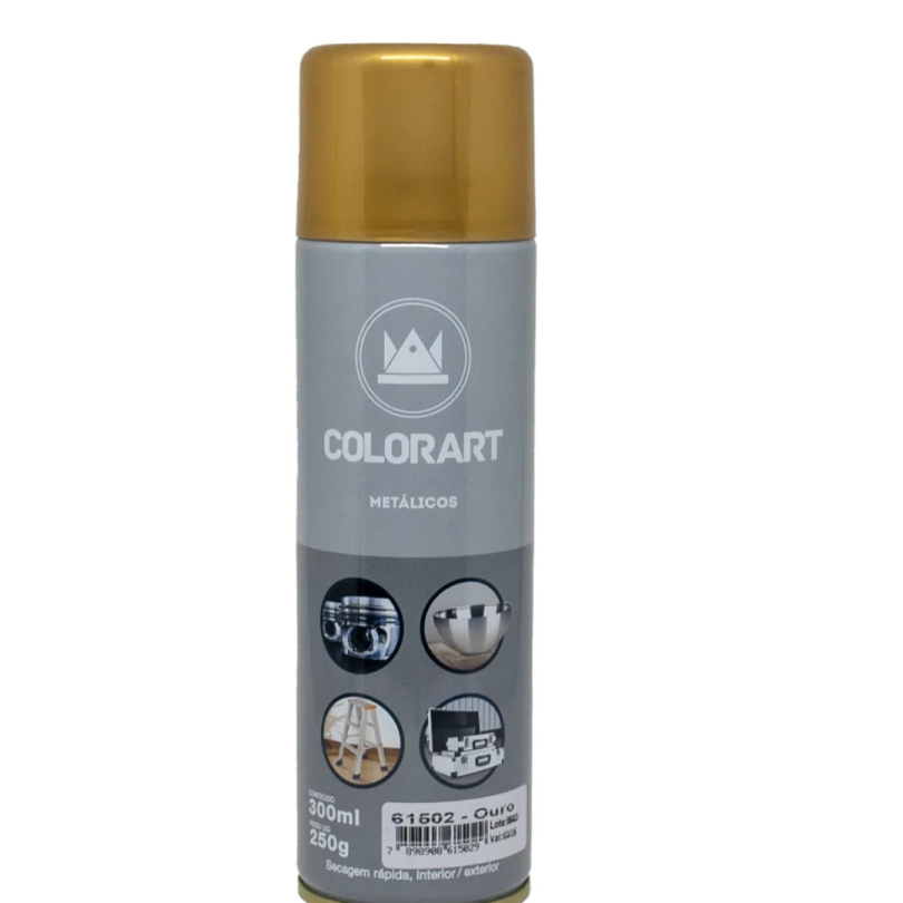 SPRAY OURO METALICO COLOART - 300ML