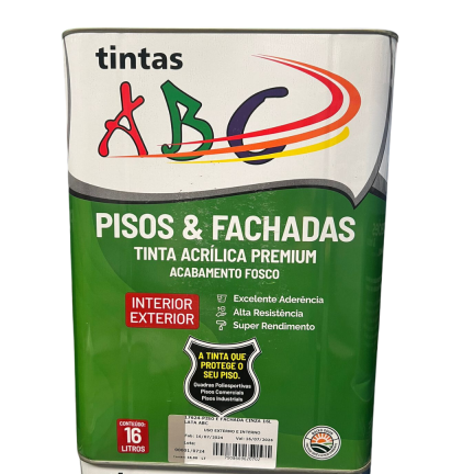 PISO E FACHADA AMARELO TINTAS ABC - LATA