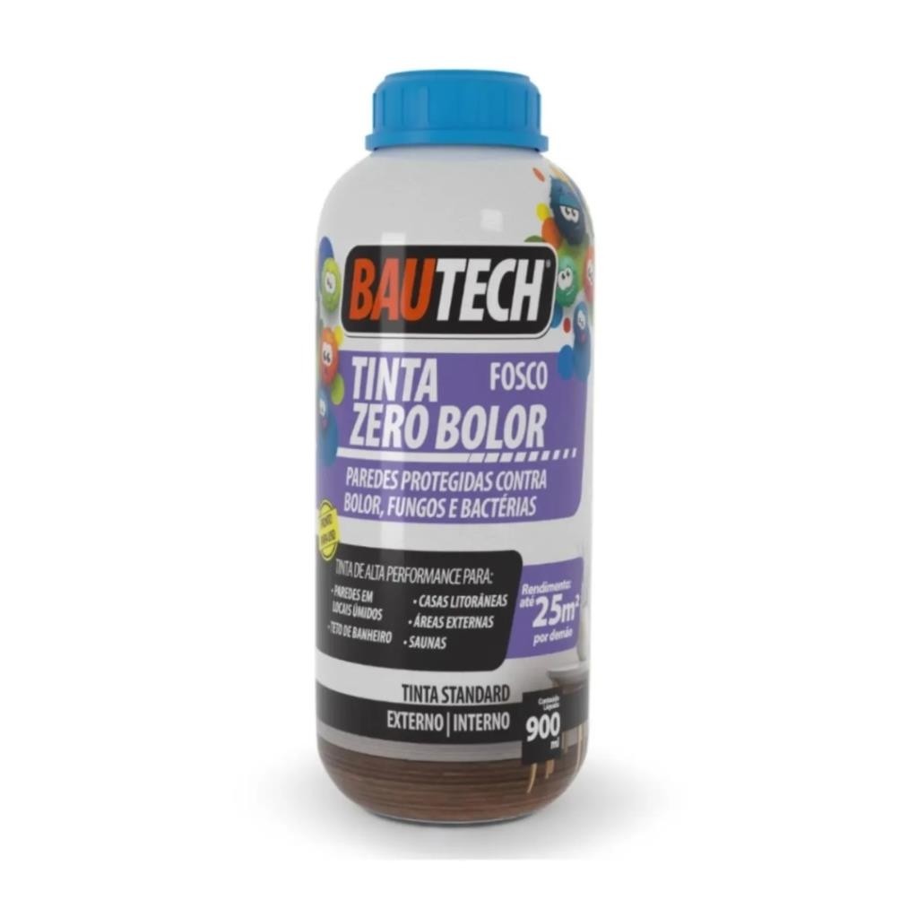 BAUTECH BRANCO ZERO BOLOR ACRILICO - 900ML