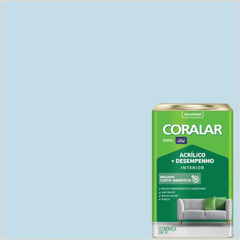 CORALAR AZUL PRAIA ACRILICO FOSCO CO2 - LATA 18L