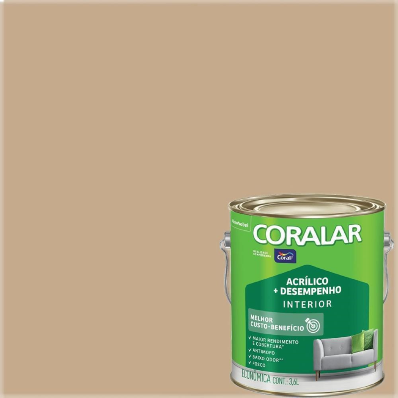 CORALAR CAMURCA ACRILICO FOSCO CO2 - GALAO 3,6L