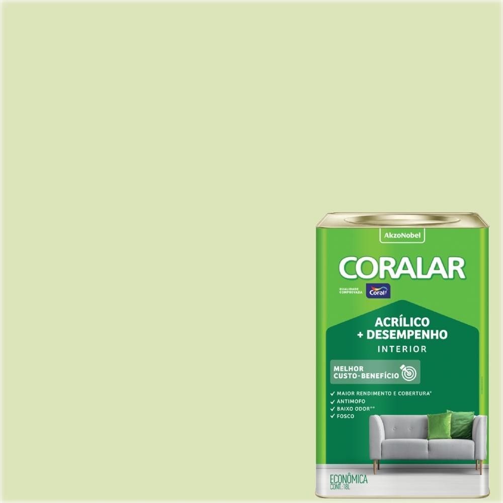 CORALAR VERDE VALE ACRILICO FOSCO CO2 - LATA 18L