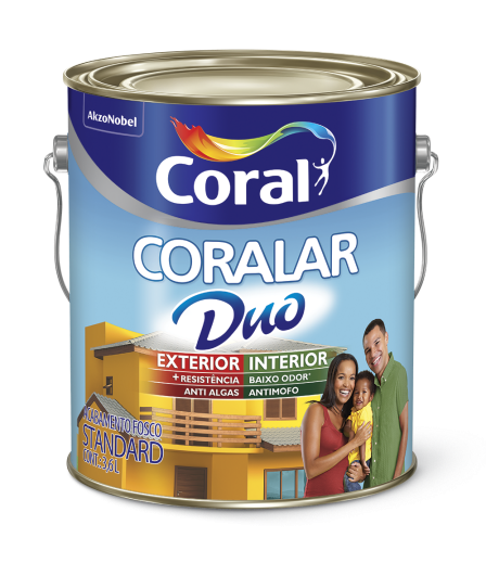 CORALAR DUO BRANCO GELO ACRIL.FOSCO CORAL- GALAO