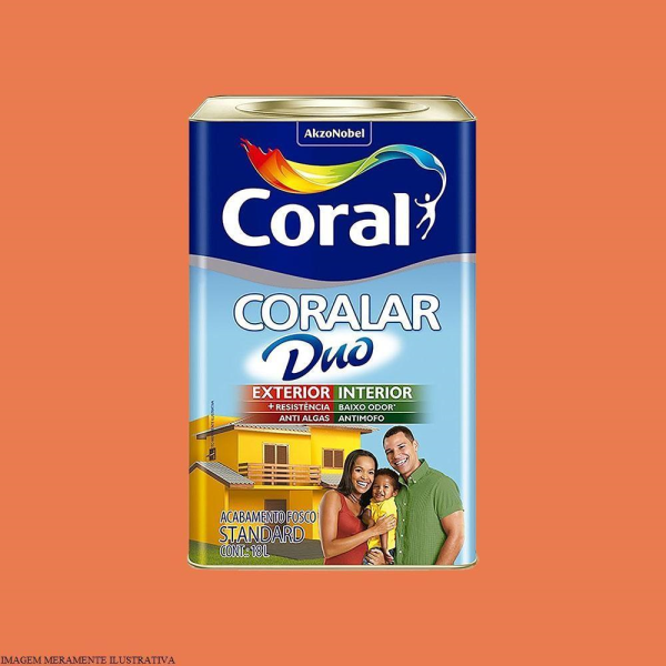 CORALAR DUO LARANJA MARACATU ACRIL.FOSCO - LATA