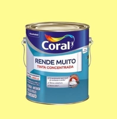 RENDE MUITO AMARELO CANARIO CORAL ACRIL. - GALAO