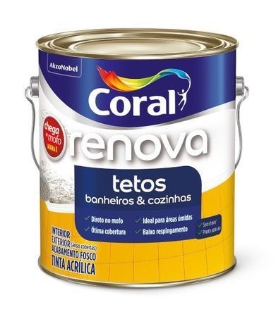 RENOVA TETOS BRANCO CORAL - GALAO 3,6L