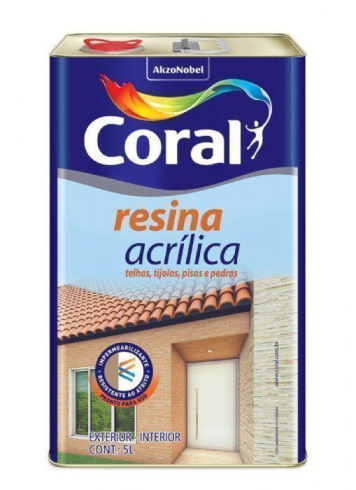 RESINA ACRILICA CORAL (BASE SOLVENTE) - 5LTRO