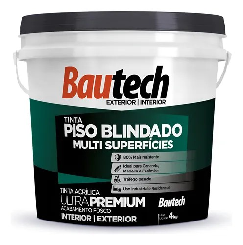 TINTA PISO BLINDADO CINZA PLATINA BAUTECH - GALAO
