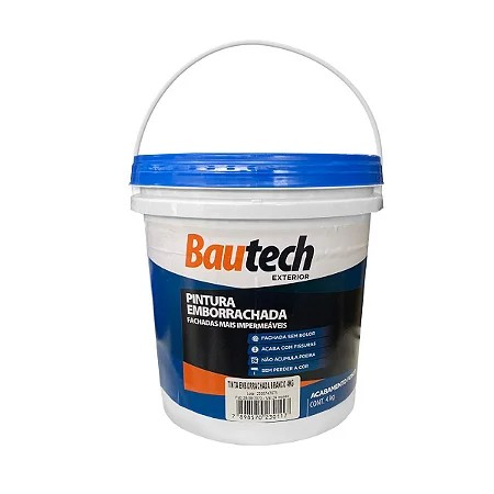TINTA EMBORRACHADA GRAFITE BAUTECH - 4KG