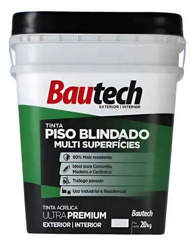 TINTA PISO BLINDADO CINZA PLATINA BAUTECH - BALDE