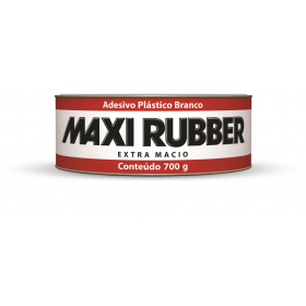 ADESIVO PLÁSTICO BRANCO MAXI RUBBER 700GR