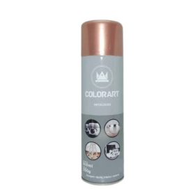 SPRAY OURO ROSE METALICO COLOART - 300ML