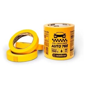 FITA CREPE AMARELA 18X40 ADELBRAS 765 - FITA