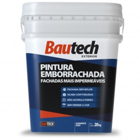 TINTA EMBORRACHADA BRANCA BAUTECH - BALDE