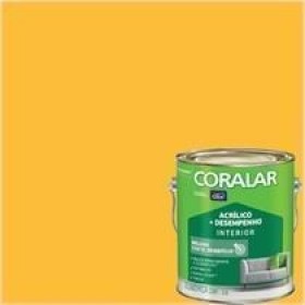 CORALAR AMARELO FREVO ACRILICO FOSCO CO2 - GALAO 3,6L