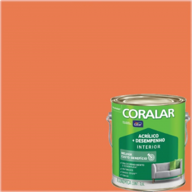 CORALAR LARANJA MARACATU ACRILICO FOSCO CO2 - GALAO 3,6L