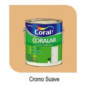 CORALAR CROMO SUAVE ACRILICO FOSCO CO2 - GALAO 3,6L