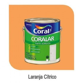 CORALAR LARANJA CITRICO ACRILICO FOSCO CO2 - GALAO 3,6L