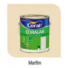 CORALAR MARFIM ACRILICO FOSCO CO2 - GALAO 3,6L
