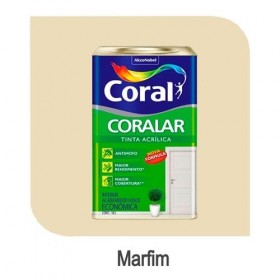 CORALAR MARFIM ACRILICO FOSCO CO2 - LATA 18L