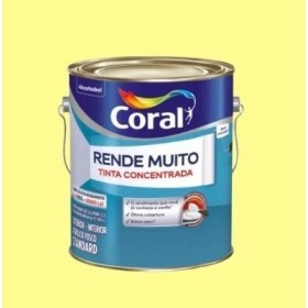 RENDE MUITO AMARELO CANARIO CORAL ACRIL. - GALAO