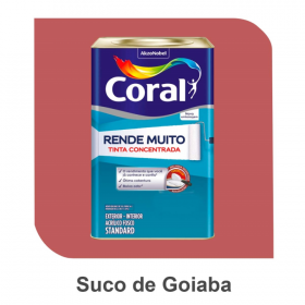 RENDE MUITO SUCO DE GOIABA  CORAL ACRIL. - LATA