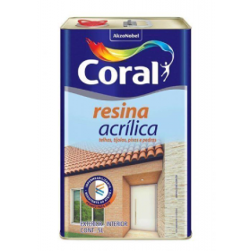 RESINA ACRILICA CORAL (BASE SOLVENTE) - 5LTRO