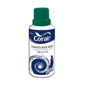 CORANTE VERDE CORAL - 50ML