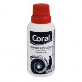 CORANTE VERMELHO CORAL - 50ML