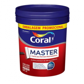 CORAL MASTER BRANCO ACRILICO - BALDE