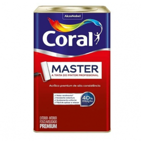CORAL MASTER TUBARAO BRANCO ACRILICO - LATA