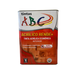 ACRILICO BRANCO RENDE+ ECONOMICA TINTAS ABC - LATA